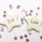 Andenken Stern aus Leucht-Fimo Zwillinge