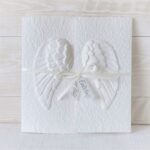 Handgemachte und personalisierbare Einladung zur Taufe, Kommunion und Konfirmation