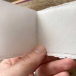 Mini Weihnachtskarte Engelsflügel weiss