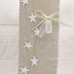 Weihnachtskarte Sternli aus handgeschöpftem papier
