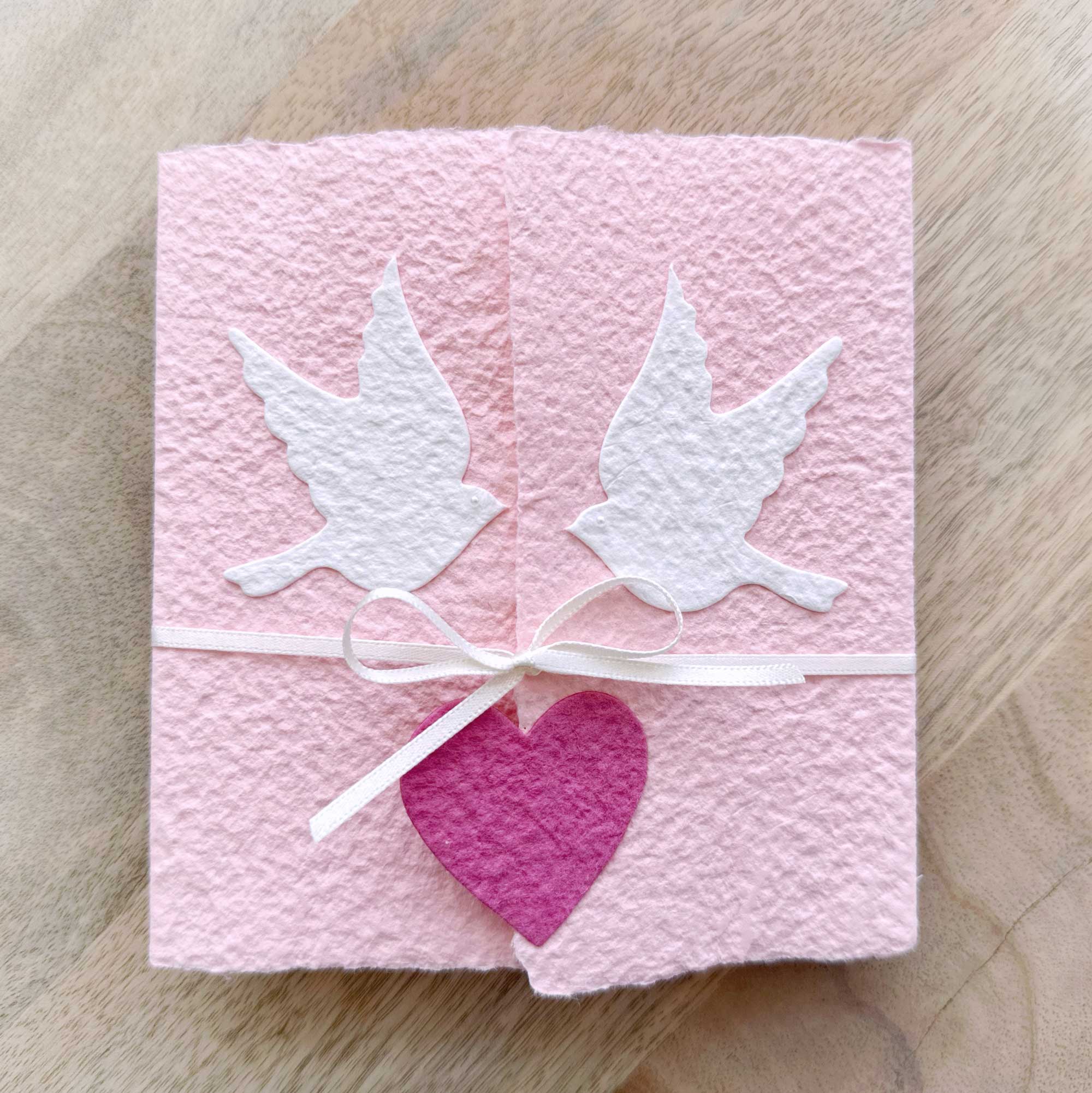Weiss auf rosa