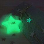 Trauerkarte Sternli blau mit Fimo Leuchstern